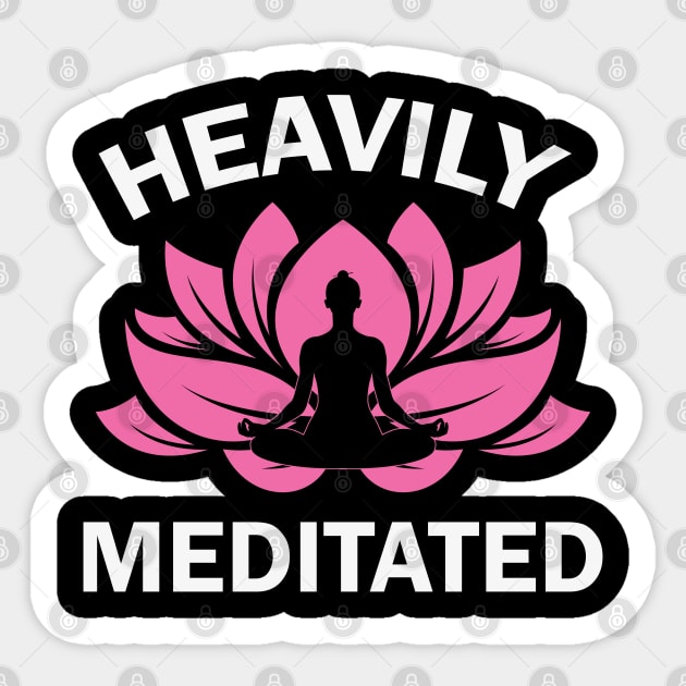 Yoga Serenity: Balance, Mindfulness, and Inner Peace Sticker by Steve